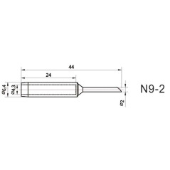 Velleman BITC220/2 soldeerpunt 2mm