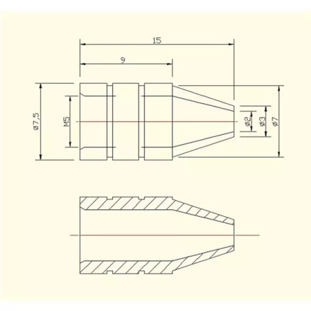 Soldeerbout-shop TIP D4-1 soldeerpunt voor ZD-211 desoldeerbout