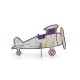 Whadda WSL225 Retro dubbeldekker vliegtuig Mini Kits bouwpakket
