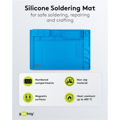 Goobay 61670 Siliconen soldeermat antistatisch 45 x 30cm