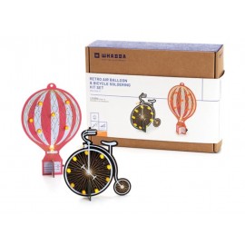 Whadda WSL22SET1 Retro luchtballon en fiets Mini Kits bouwpakketten