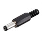 Soldeerbout-shop 2,1x5,5mm DC-plug lang kabeldeel