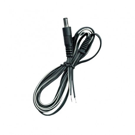 Soldeerbout-shop 2,1x5,5mm DC-plug met snoer 150cm