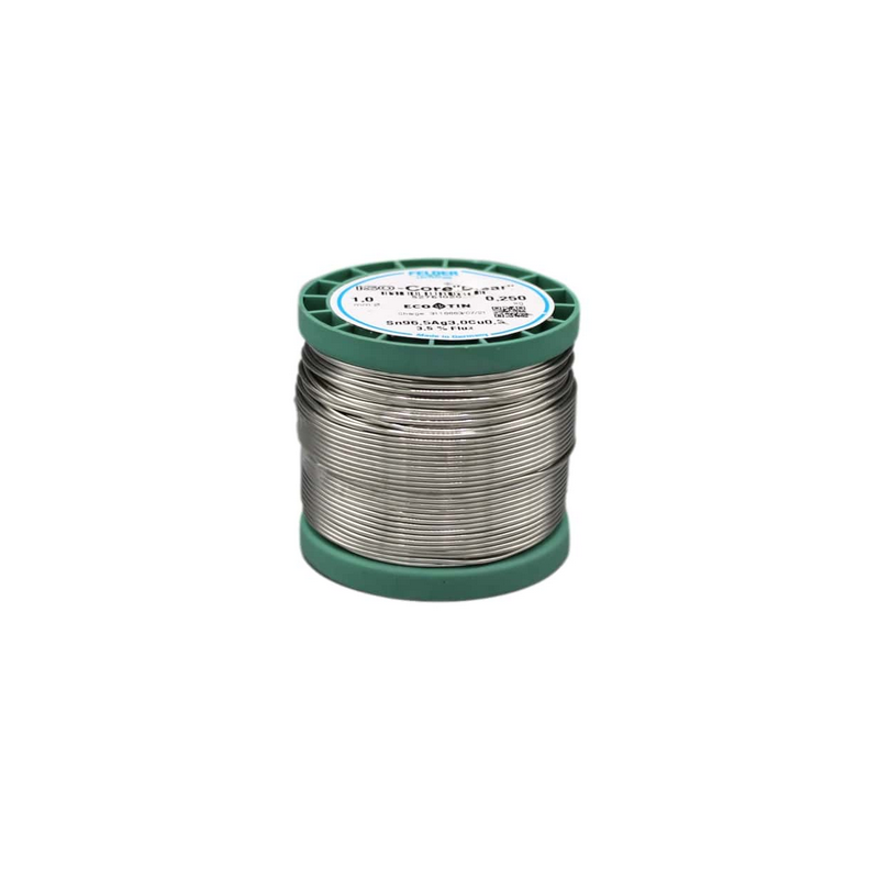 Felder 52761020 ISO-core Clear soldeertin 1mm 250gram loodvrij met zilver