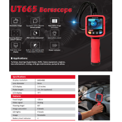 UNI-T UT665 Endoscoop inspectiecamera 1m | Soldeerbout-shop.nl