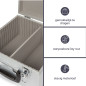 Perel CD-Koffer voor 40 CD's  280 X 268 X 160mm