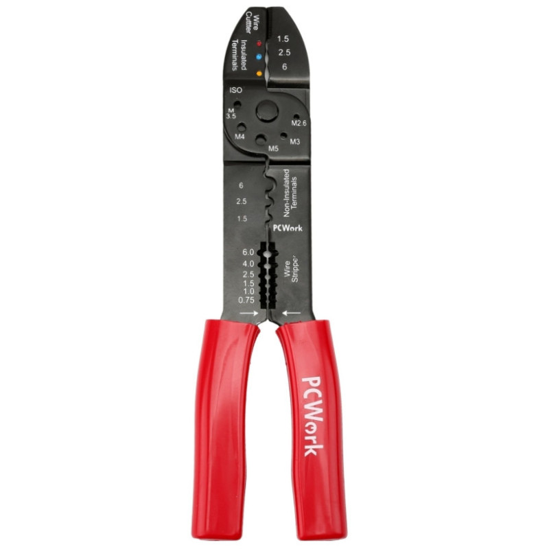 PCWork PCW04D 4-in-1 Strip- knip- en krimptang PCWork PCW04D 4-in-1 Strip- knip- en krimptang