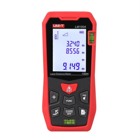 UNI-T LM100A Laserafstandsmeter tot 100m | Soldeerbout-shop.nl