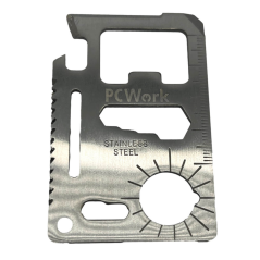 PCWork PCW08D 11-in-1 mini multitool RVS
