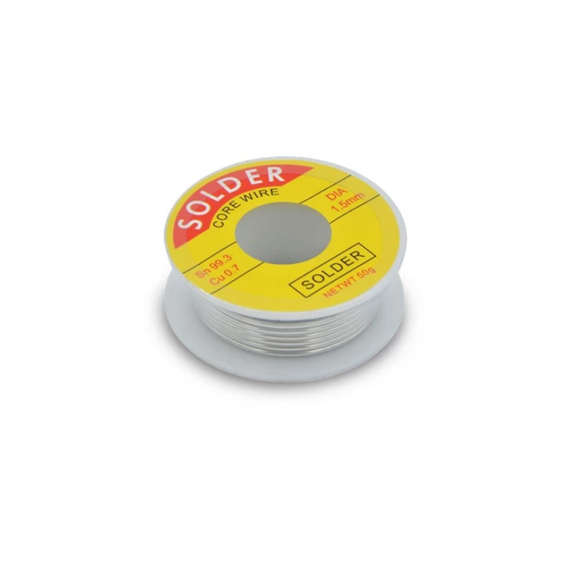 Soldeerbout-shop Tin50-15 soldeertin 1,5mm 50gram loodvrij Soldeerbout-shop Tin50-15 soldeertin 1,5mm 50gram loodvrij