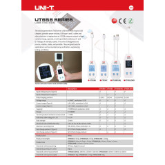 UNI-T UT658DUAL USB-A en USB-C tester en meter | Soldeerbout-shop.nl