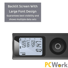 PCWork PCW11A Mini Laserafstandsmeter 30m | Soldeerbout-shop.nl