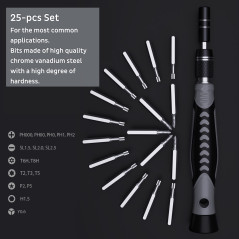 PCWork PCW08H Precisie-schroevendraaierset 25-delig