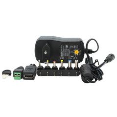 PCEnergy PCE1000-UNI  Voedingsadapter DC 3-12V 1A 12W