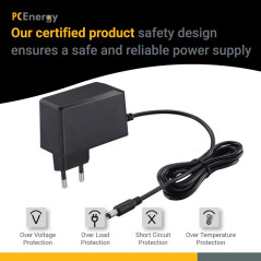 PCEnergy PCE24-24-1-WM Voedingsadapter DC 24V 1A 24W