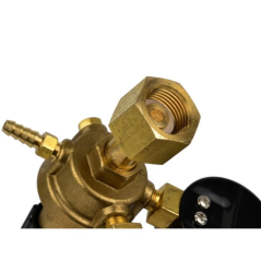 GEKO G80034 CO2 en Argon gasdrukregelaar instelbaar tot 10Bar