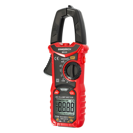 Ermenrich MK20 Digitale AC stroomtang 600A | Soldeerbout-shop.nl