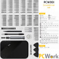PCWork PCW08I Precisie-schroevendraaierset 130-delig PCWork PCW08I Precisie-schroevendraaierset 130-delig