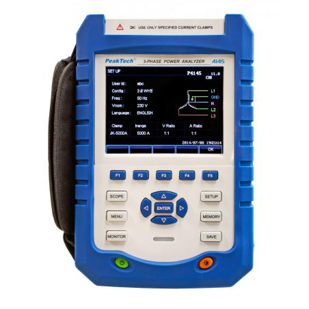 PeakTech 4145 Power analyser 3-fase | Soldeerbout-shop.nl