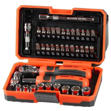 Strend Pro 2250872 Bit- en Dopsleutelset 38-delig | Soldeerbout-shop