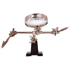 Levenhuk ZF9 Derde hand met vergrootglas | Soldeerbout-shop.nl