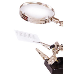 Levenhuk ZF15 Derde hand met vergrootglas | Soldeerbout-shop.nl