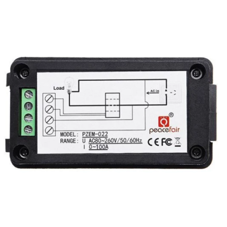 PeaceFair PZEM-022 Multitester V-A-P-F-COSfi