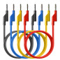 PeakTech 7047 Meetsnoerenset 4-delig 120VDC/50VAC 10A 50cm
