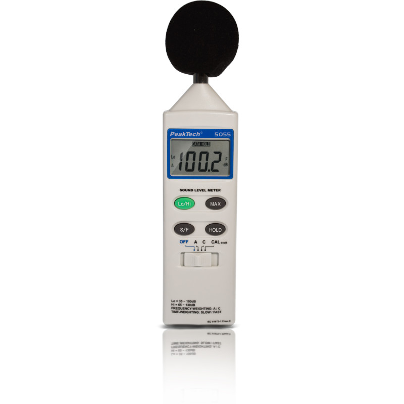 PeakTech 5055 Decibelmeter dBA en dBC