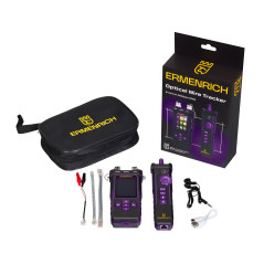 Ermenrich NP60 NetGeeks Glasvezel- & netwerkkabeltester en kabelzoeker (paars)