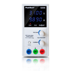 PeakTech 6226 Labvoeding 0-30VDC & 0-10A | Soldeerbout-shop.nl