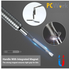 PCWork PCW08A mini-schroevendraaierset 30-delig | Soldeerbout-shop.nl