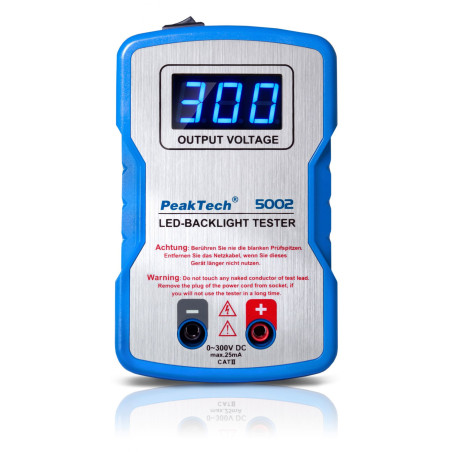PeakTech 5002 LED-tester 0-300VDC | Soldeerbout-shop.nl