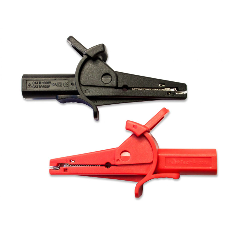 PeakTech 7015 Krokodillenklem naar banaanstekker (set van 2) PeakTech 7015 Krokodillenklem naar banaanstekker (set van 2)