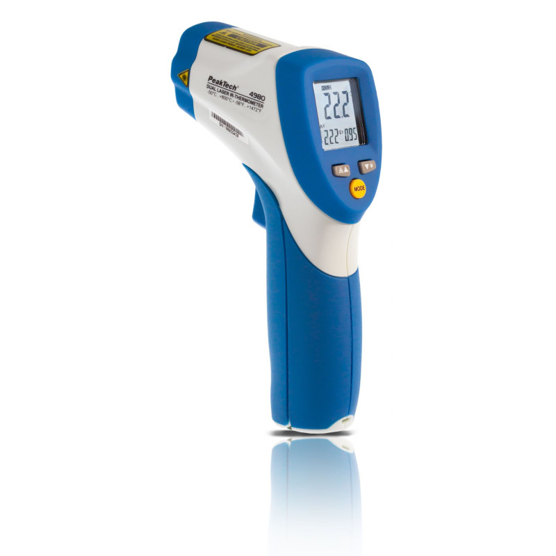 PeakTech 4980 Infrarood thermometer -50 tot +800°C PeakTech 4980 Infrarood thermometer -50 tot +800°C