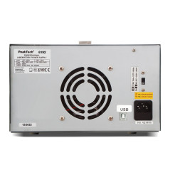 PeakTech 6192 Dubbele labvoeding 2x 0-60VDC & 0-2,5A + 5V & 1A en USB-interface | Soldeerbout-shop.nl
