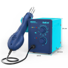 Bakon BK858 hetelucht SMD soldeerstation 550Watt | Soldeerbout-shop.nl