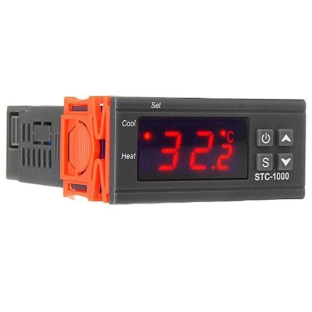 Soldeerbout-shop STC-1000 Digitale inbouw thermostaat 24VDC | Soldeerbout-shop.nl