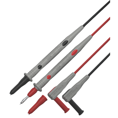 McPower Premium Meetsnoerenset 1000V 10A 100cm | Soldeerbout-shop.nl