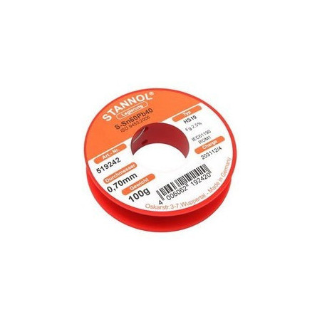 Stannol HS10 520748 soldeertin 1,2mm 100gram | Soldeerbout-shop.nl