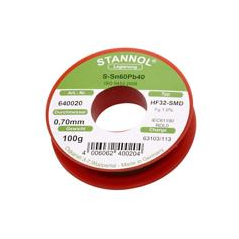 Stannol HF32-SMD 640020 soldeertin 0,7mm 100gram | Soldeerbout-shop.nl