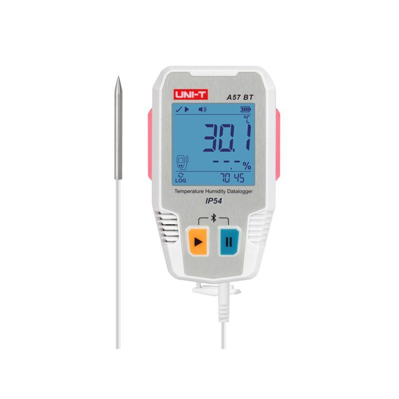 UNI-T A57BT Thermometer en hygrometer met datalogger en Bluetooth