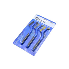 GEKO G00646 Mini borstelset 3-delig | Soldeerbout-shop.nl