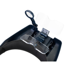 Discovery Crafts DHD40 Vergrootglas met hoofdband en verlichting | Soldeerbout-shop.nl