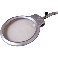 Levenhuk Zeno Desk D9 Vergrootglas met verlichting op zwanenhals met tafelklem | Soldeerbout-shop.nl