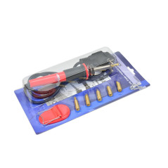 GEKO G20051 houtbrandpen met extra brandpunten 6-delig | Soldeerbout-shop.nl