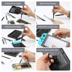 PCWork PCW08J Precisie-schroevendraaier- en toolset 89-delig | Soldeerbout-shop.nl