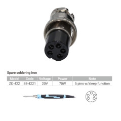 Soldeerbout-shop ZD-422 Reserve soldeerbout 70W 20V voor ZD-8962