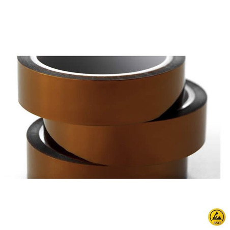 Kapton Polyimide ESD Tape 12mm 33m | Soldeerbout-shop.nl