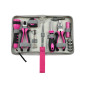 GEKO G10107 23-delige gereedschapsset (roze)